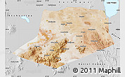Satellite Map of L.Cabrera, physical outside
