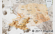 Satellite Map of L.Cabrera, semi-desaturated