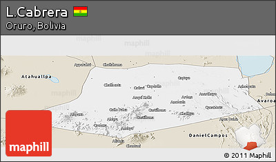 Classic Style Panoramic Map of L.Cabrera