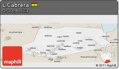 Classic Style Panoramic Map of L.Cabrera