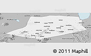 Gray Panoramic Map of L.Cabrera