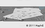 Physical Panoramic Map of L.Cabrera, darken