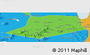 Political Panoramic Map of L.Cabrera