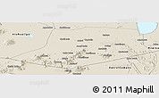 Shaded Relief Panoramic Map of L.Cabrera
