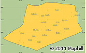 Savanna Style Simple Map of L.Cabrera, cropped outside