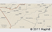 Shaded Relief 3D Map of Manuripi