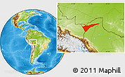 Physical Location Map of Manuripi