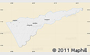 Classic Style Map of Manuripi, single color outside