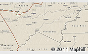 Shaded Relief Map of Manuripi