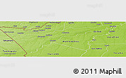 Physical Panoramic Map of Manuripi
