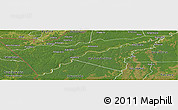 Satellite Panoramic Map of Manuripi