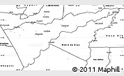 Blank Simple Map of Manuripi