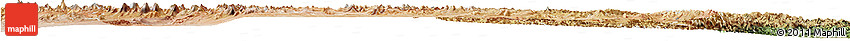 Satellite Horizon Map of Potosi