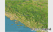 Satellite 3D Map of Bosnia and Herzegovina