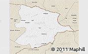 Classic Style 3D Map of Bobonong