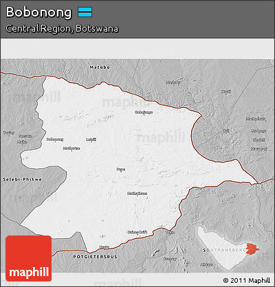 Gray 3D Map of Bobonong