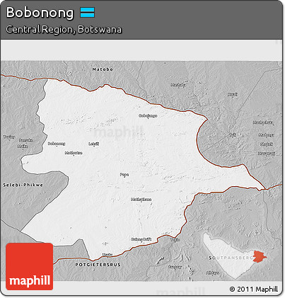 Gray 3D Map of Bobonong