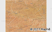 Satellite 3D Map of Bobonong