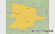 Savanna Style 3D Map of Bobonong