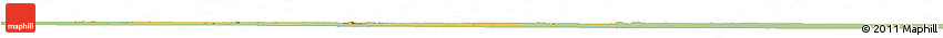Savanna Style Horizon Map of Bobonong, single color outside