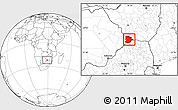 Blank Location Map of Bobonong
