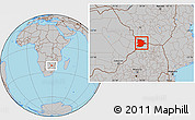 Gray Location Map of Bobonong