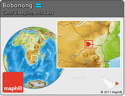 Physical Location Map of Bobonong