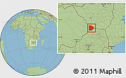 Savanna Style Location Map of Bobonong