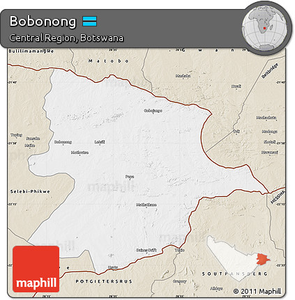 Classic Style Map of Bobonong