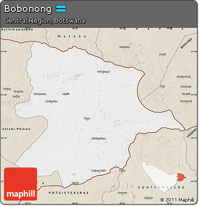 Classic Style Map of Bobonong
