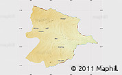 Physical Map of Bobonong, cropped outside