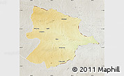 Physical Map of Bobonong, lighten, semi-desaturated