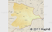 Physical Map of Bobonong, shaded relief outside
