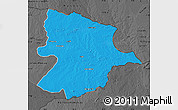 Political Map of Bobonong, darken, desaturated