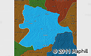 Political Map of Bobonong, darken