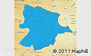 Political Map of Bobonong, physical outside