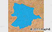 Political Map of Bobonong, satellite outside