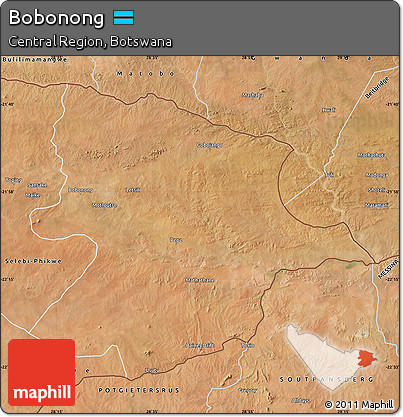 Satellite Map of Bobonong
