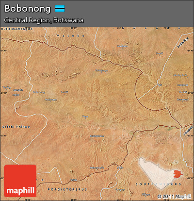 Satellite Map of Bobonong