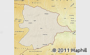 Shaded Relief Map of Bobonong, physical outside