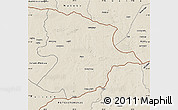 Shaded Relief Map of Bobonong