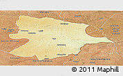 Physical Panoramic Map of Bobonong, satellite outside