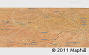 Satellite Panoramic Map of Bobonong