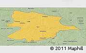 Savanna Style Panoramic Map of Bobonong