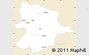 Classic Style Simple Map of Bobonong, single color outside