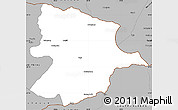 Gray Simple Map of Bobonong