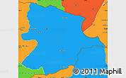 Political Simple Map of Bobonong