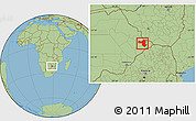 Savanna Style Location Map of Selebi-Phikwe