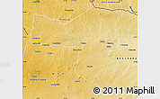 Physical Map of Selebi-Phikwe