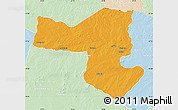 Political Map of Selebi-Phikwe, lighten